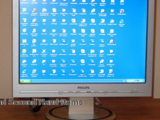 Silver PHILIPS Wide Screen Monitor 17
